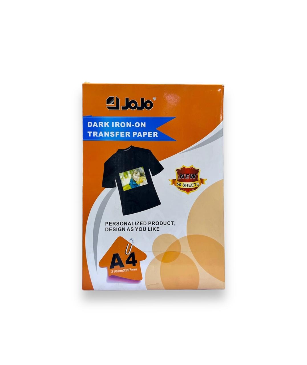 ورق طبع تيشيرتات A4 اسود جوجو ×5...