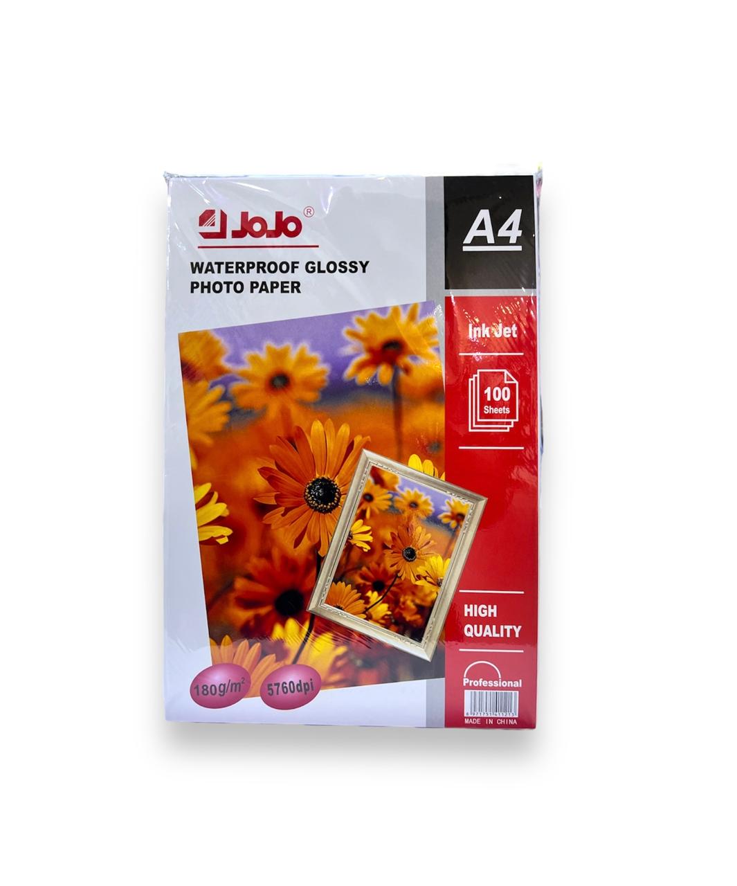 ورق فوتو 180 غرام 100 عدد A4 وجه...