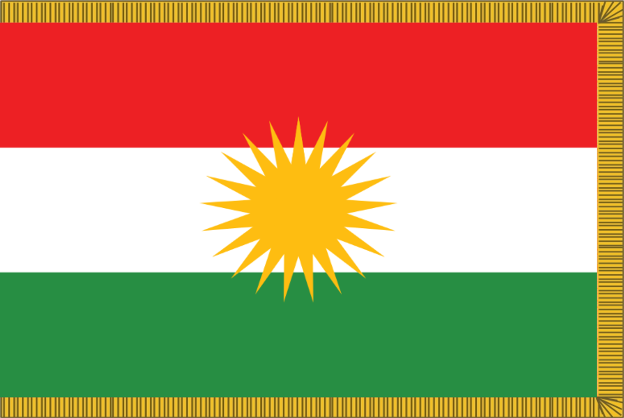 علم كوردستان 100 × 150 ريشالوك...